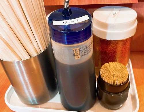 豚太郎 新居浜店の調味料