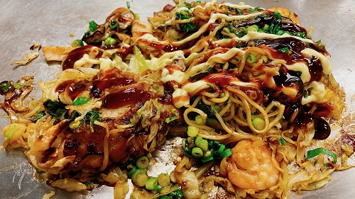 てっ平 駅前店の全部入りデラックスの食べかけ