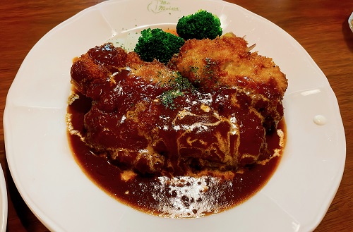 ビストロ マ メゾンのチキンカツレツ