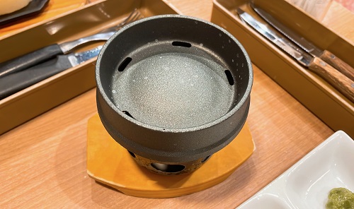 ビッグボーイ 常陸大宮店の一人焼用の鉄板