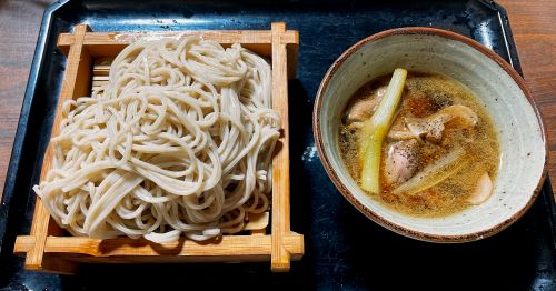 お食事処 まるやの鴨せいろ